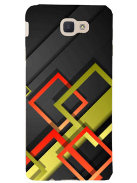 Abstract Coloured Squares Mobile Cover